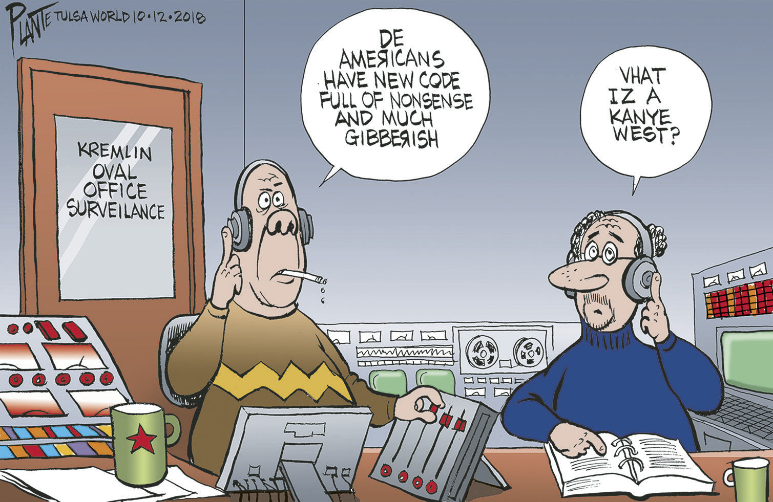 Bruce Plante Cartoon: Oval Office Surveilance